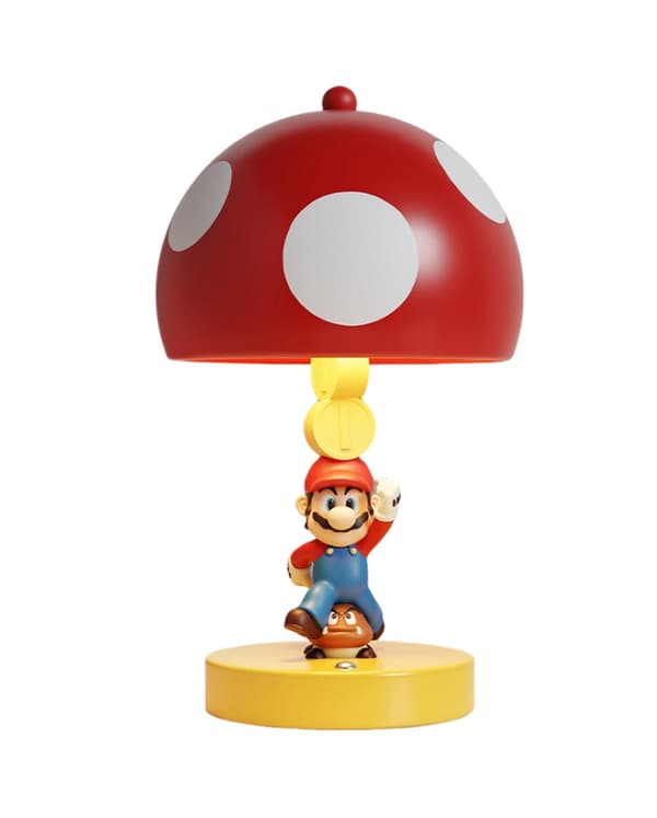 Mario bordslampa ornament dekoration inflyttningspresent födelsedagspresent barnrum sovrum sänglampa kreativ bordslampa