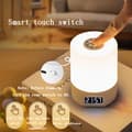 Miniatyrbillede 2 af 5: natlys til soveværelse, sovelampe, LED skrivebordslampe, USB energibesparende lampe, øjenbeskyttelse, genopladelig, hjem, studerende, kollegie