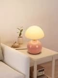 Miniatyrbillede 3 af 5: Kreativ og luksus creme stil bordlampe, natbord, varm atmosfære, natlys til soveværelse, soveværelse