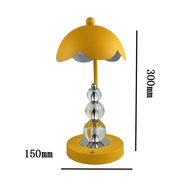 Blomsterknop Bordlampe Ornament Soveværelse Sengelampe Skrivebord Atmosfære Dekoration