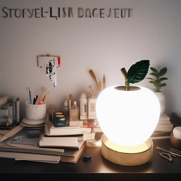 LED natlys sengelampe Apple Touch genopladelig skrivebordslampe