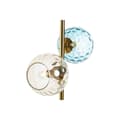 Miniatyrbild 4 av 5: Bordslampa DKD Home Decor Multicolour Gyllene Glas Melamin 40 W 220 V 32 x 32 x 58 cm