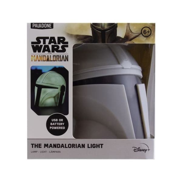 Skrivbordslampa - PALADONE - Mandalorian - 3D-huvud - LED - 14 cm