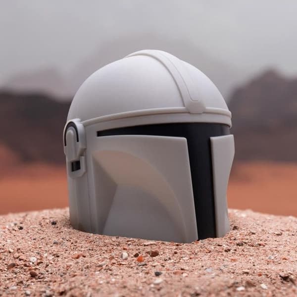 Skrivbordslampa - PALADONE - Mandalorian - 3D-huvud - LED - 14 cm