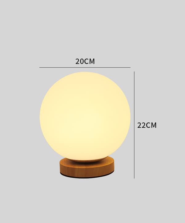 Enkel, modern, kreativ, bordslampa för sovrum, mjukt ljus, sovsalsbordsdekoration, nattlampa