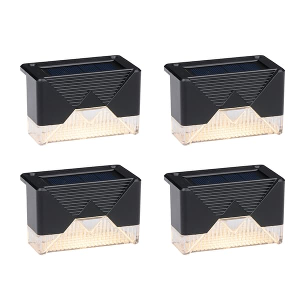 Aurinkoenergialla toimivat porrasvalot - 4-pack