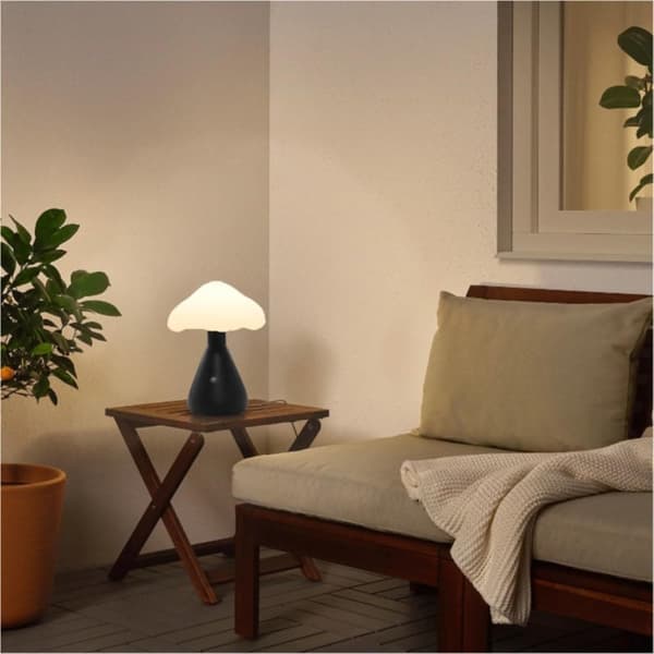 Bomclap Modern Svamp Lamp – 3 Färger Stepless Touchdimmad Sängsidos Nattslampa – Mycket Söt Dekor för Sovrum, Skrivbord & Vårdrum