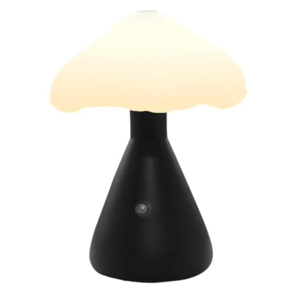 Bomclap Modern Svamp Lamp – 3 Färger Stepless Touchdimmad Sängsidos Nattslampa – Mycket Söt Dekor för Sovrum, Skrivbord & Vårdrum