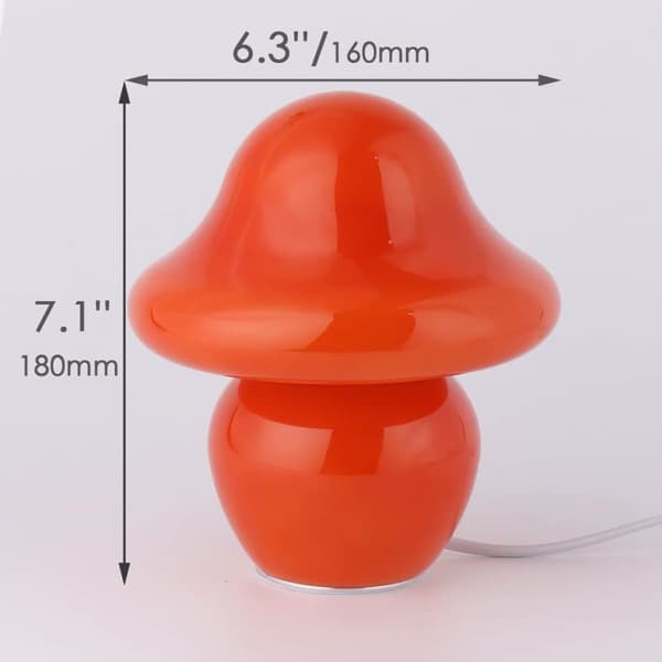 Bomclap Svamp Bordslampa – Mycket Söt Dekor för Sovrum, Vardagsrum & Estetiska Interiörer – Söt Sängsidoslampa med Modern Design