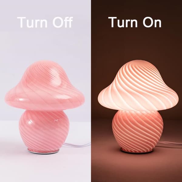 Bomclap Mushroom Bordlampe – Meget sød indretning til soveværelser, stuer og æstetisk interiør – Sød sengelampe med moderne design