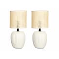 Miniatyrbild 1 av 4: Bordslampa Vit 60 W 2 antal