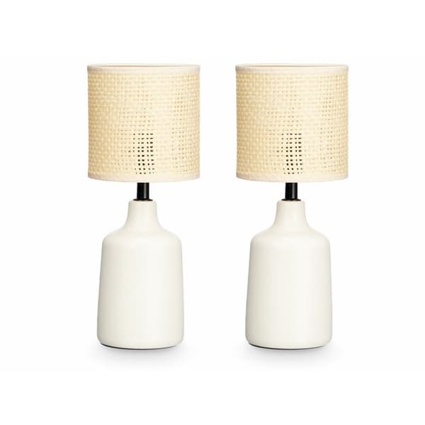 Bordlampe Hvid 60 W 2 enheder