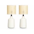 Miniatyrbillede 1 af 4: Bordlampe Hvid 60 W 2 enheder