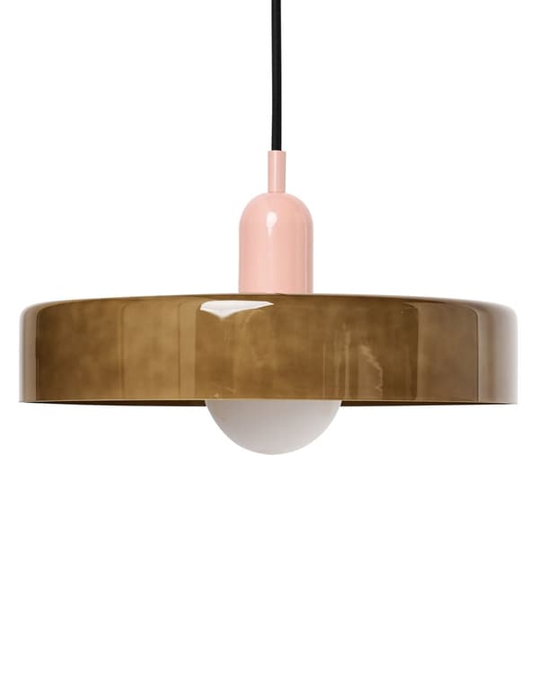 Pendellampe Grønn Glass ø 35 cm Kuleformet skjerm Moderne og retro design Hengelampe Belysning