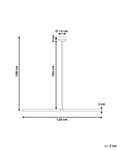 Miniatyrbilde 3 av 9: Pendellampe Svart Metall 120 cm Minimalistisk form Moderne design Hengelampe Belysning