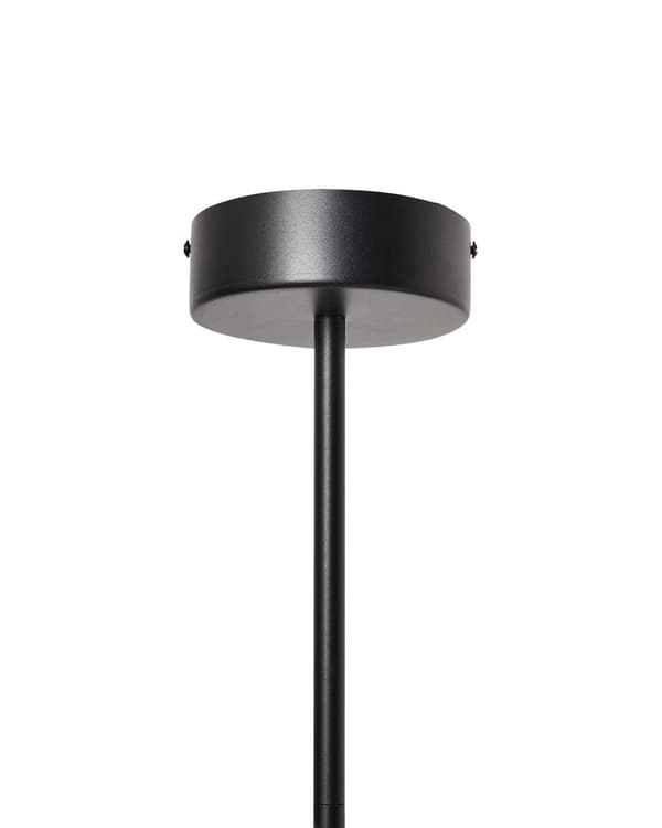 Pendellampe Svart Metall 120 cm Minimalistisk form Moderne design Hengelampe Belysning