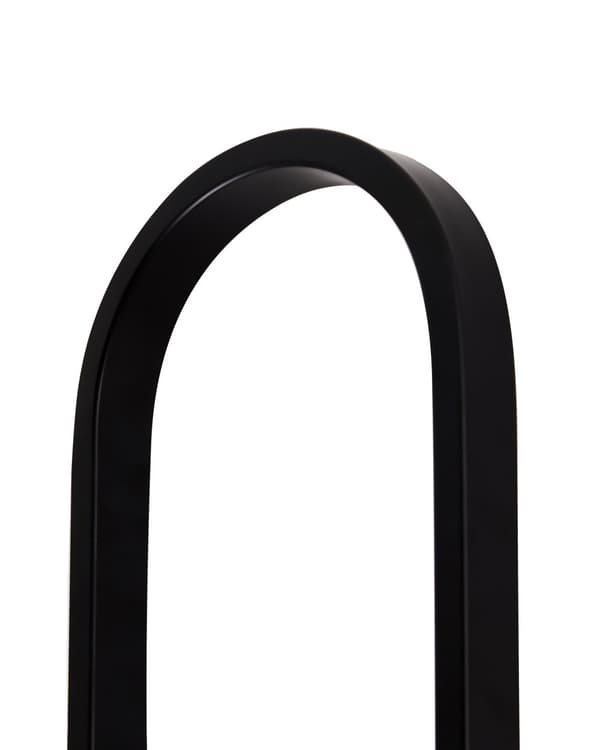 Vegglampe Svart Metallbase Kuleformet skjerm i glass Moderne design Belysning