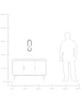 Miniatyrbilde 8 av 8: Vegglampe Svart Metallbase Kuleformet skjerm i glass Moderne design Belysning