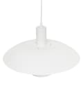 Miniatyrbilde 6 av 10: Pendellampe Hvit Metall ø 36 cm Flere nivåer Moderne og vintage design Hengelampe Belysning