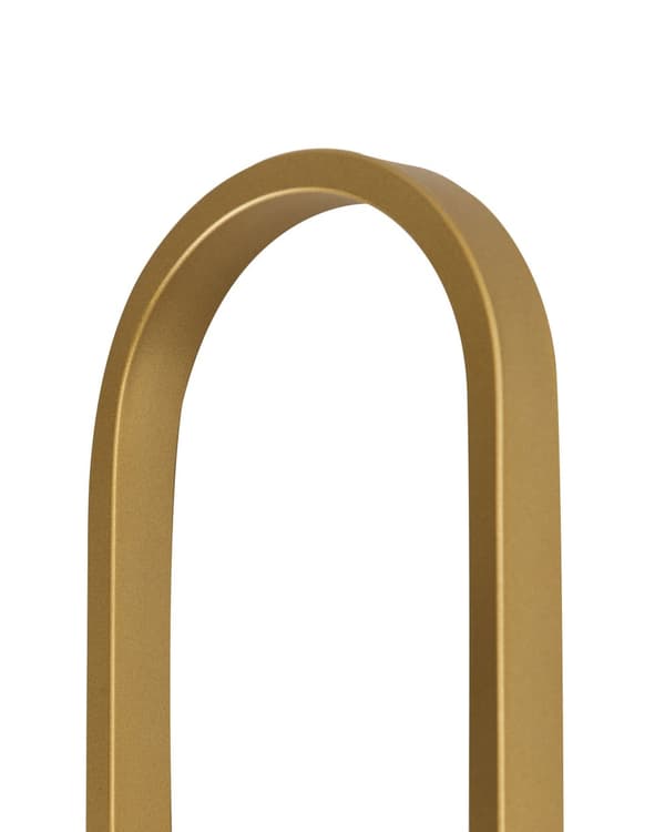 Vegglampe Gull Metallbase Kuleformet skjerm i glass Moderne design Belysning