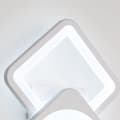 Pikkukuva 6 / 9: Bomclap 24W LED-seinävalaisin Sisustus – Moderni valkoinen kylmä valo (6000K 2400lm) – Säädettävä muoto makuuhuoneeseen, salonkiin ja eteiseen