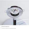 Miniatyrbild 5 av 5: Modern enkel bordslampa med rosa dubbla rundade glaskupor