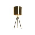 Miniatyrbild 2 av 4: guld metall skrivbordslampa 25 x 25 x 56 cm 220 v 50 b 25 x 25 x 60 cm