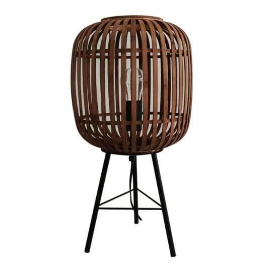Versa - brun bordslampa