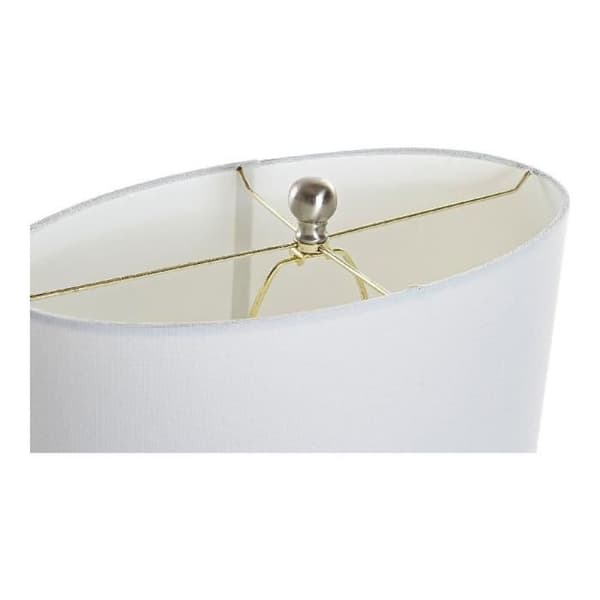 skrivbordslampa vit silver polyester metall 220 v guld 60 w - Färg: DOR