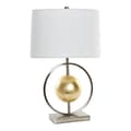 Miniatyrbild 1 av 4: skrivbordslampa vit silver polyester metall 220 v guld 60 w - Färg: DOR