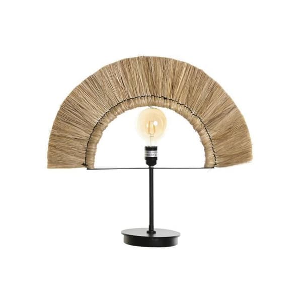 skrivbordslampa l svart järnjute