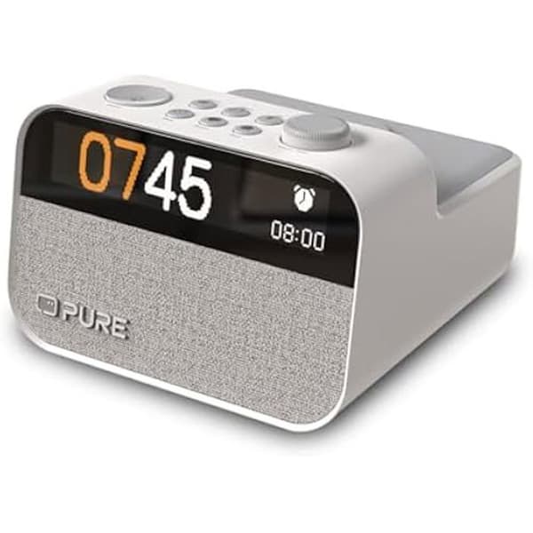 Trådlös Väckarklocka - PURE - Pure Moment Laddning - Naturliga Ljud - Trådlös Laddare - Väckarljus