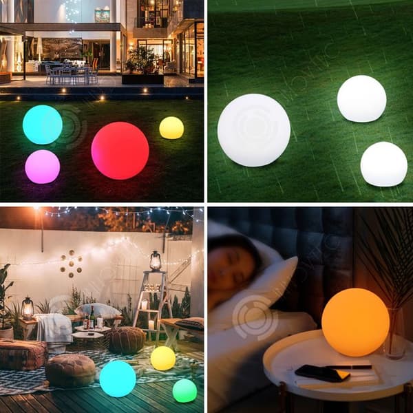 INN Lampa 50000h Ljusboll Hög effekt och energibesparing Robust och hållbar Kreativ stil Färgade ljuseffekter