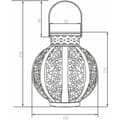 Miniatyrbilde 4 av 4: Solcellelampe Galix Beige