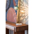 Miniatyrbillede 1 af 2: Bordlampe Home ESPRIT Sølvfarvet 40 W 220 V