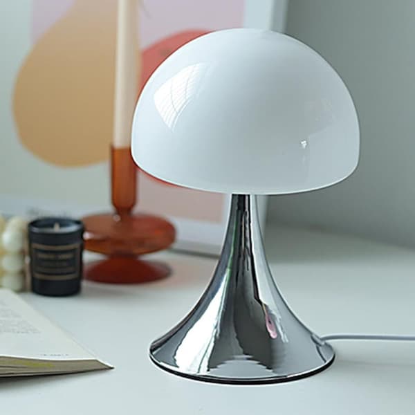 OBOSOE Modern Bordslampa - USB-lampa med Justerbar Metallfot
