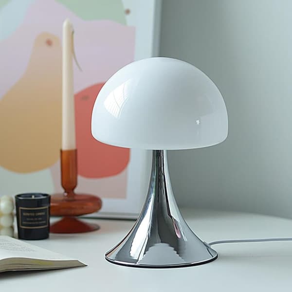 OBOSOE Modern Bordslampa - USB-lampa med Justerbar Metallfot