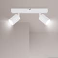 Miniatyrbillede 1 af 8: GU10 Loftslampe, Justerbar Spotlight, 2 Lys, Velegnet til Køkken, Soveværelse, Stue