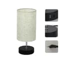 Miniatyrbild 1 av 2: Bordslampa, Justerbar Ljusstyrka, USB- och Typ-C Laddningsportar,SVART R