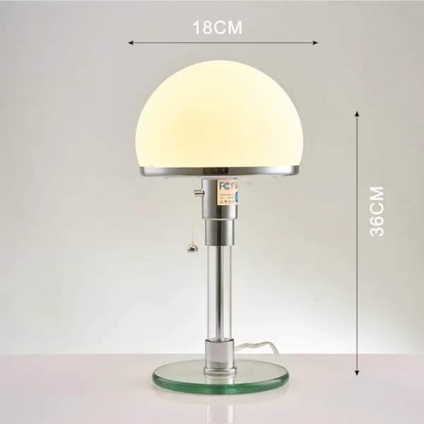 Bordlampe, 36 cm højde, LED-kompatibel,EU-stik, H38cm