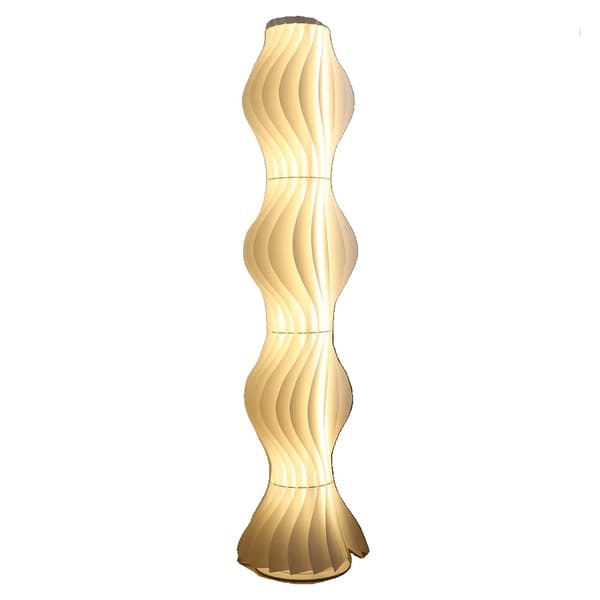 LED Gulvlampe, Justerbar Farvetemperatur, Dæmpbar,HVID, 35x170cm