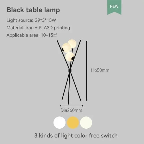 LED-lattia- ja pöytälamppu, kolmivärinen himmennys, moderni muotoilu,Kolmivärinen himmennys, Pöytälamppu