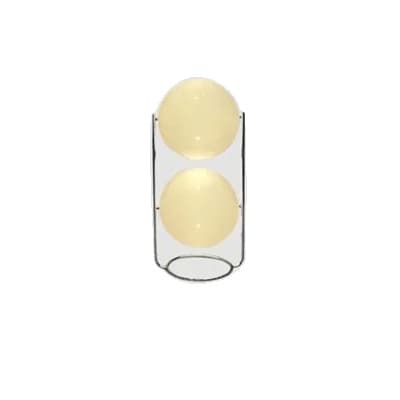 Golvlampa, Modern stil, Frostad glaskupa,Bordslampa, varmt ljus