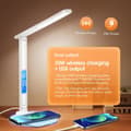 Miniatyrbillede 2 af 4: LED Skrivebordslampe, Minimalistisk Design, Justerbart Lys, USB-Forbindelse
