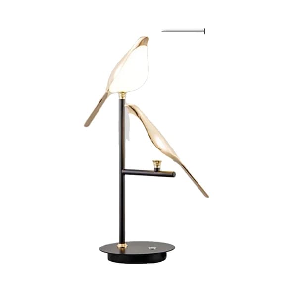 Fågelformad LED-vägglampa, Modern design, Energibesparande,2 fågel bordslampa-a, 110V-220V