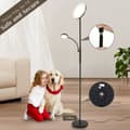 Miniatyrbillede 2 af 4: Gulvlampe, Justerbar Lysstyrke, Moderne Design, Nem Montering