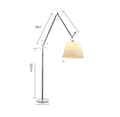 Miniatyrbillede 1 af 2: Gulvlampe, Dæmpbar LED, Moderne Design,Mellem størrelse, hvidt lys