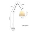 Miniatyrbillede 2 af 2: Gulvlampe, Dæmpbar LED, Moderne Design,Lille størrelse, Tri farve dæmpning