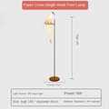 Miniatyrbillede 2 af 2: Kreativ LED Fugle Gulvlampe, Nordisk Design, Varmt Lys,1 fugle B Guld