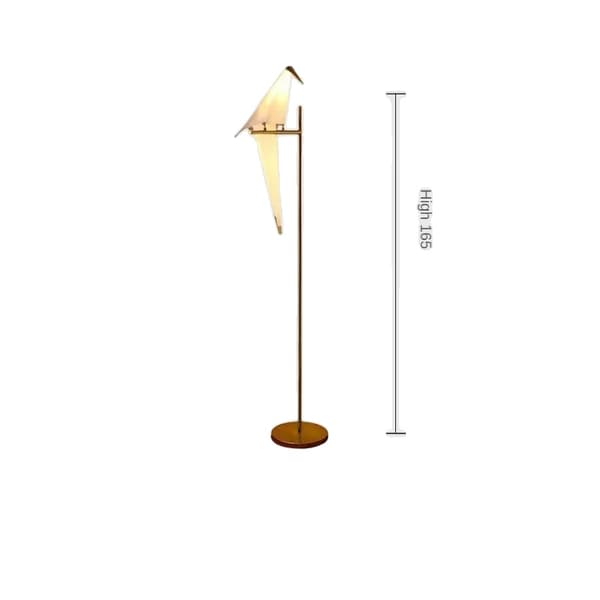 Kreativ LED Fugle Gulvlampe, Nordisk Design, Varmt Lys,1 fugle B Guld